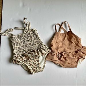 Rylee + Cru And Quincy Mae Girls Swim wear Swimsuit 3 - 6 Months in floral